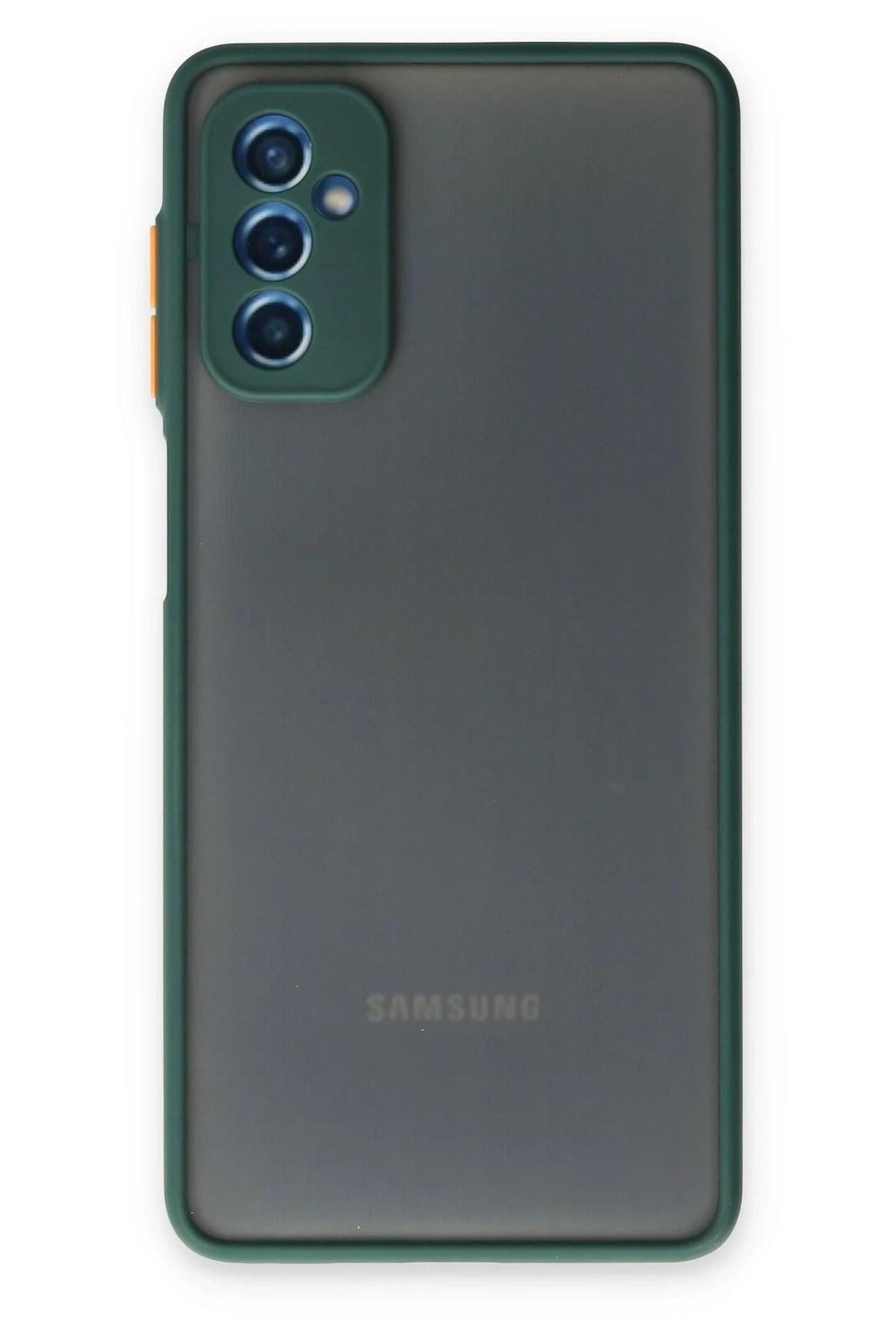 Mey İthalat®  Samsung Galaxy M52 5G Kılıf Montreal Silikon Kapak - Yeşil