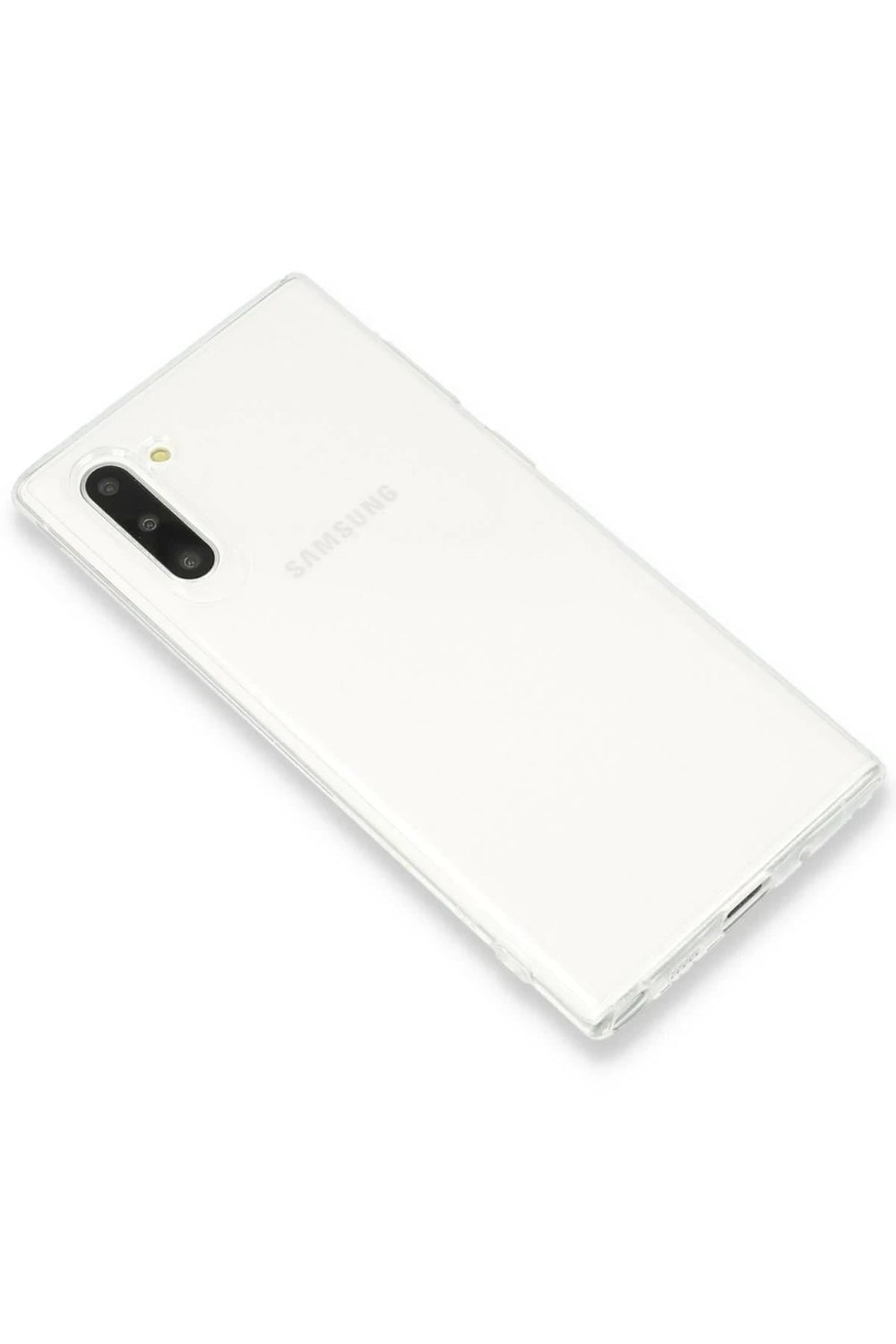 Mey İthalat®  Samsung Galaxy Note 10 Kılıf Lüx Şeffaf Silikon
