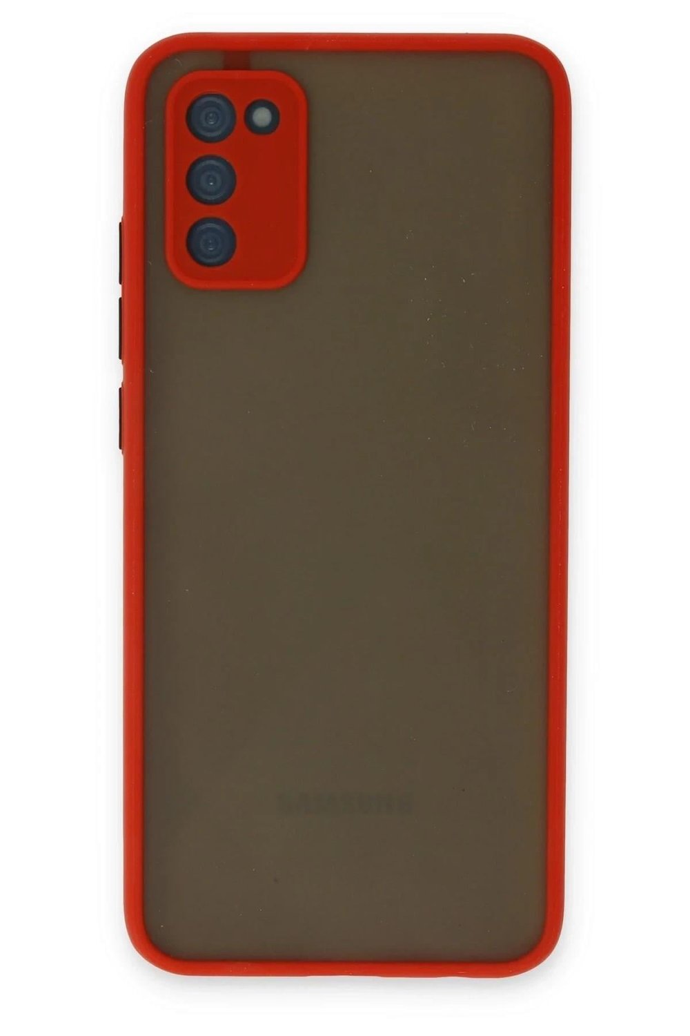 Mey İthalat®  Samsung Galaxy S20 FE Kılıf Montreal Silikon Kapak - Kırmızı