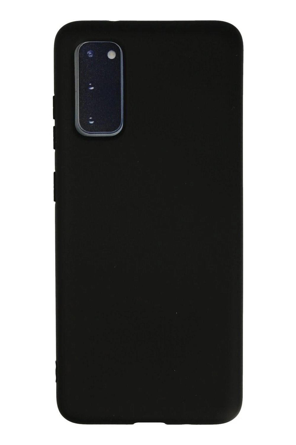Mey İthalat®  Samsung Galaxy S20 Kılıf Nano içi Kadife Silikon - Siyah