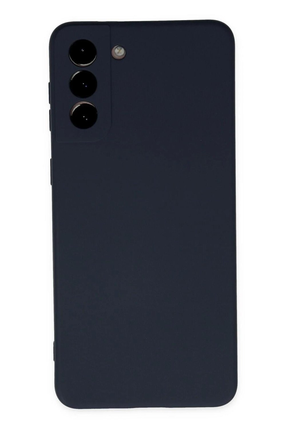 Mey İthalat®  Samsung Galaxy S21 Plus Kılıf Nano içi Kadife Silikon - Lacivert