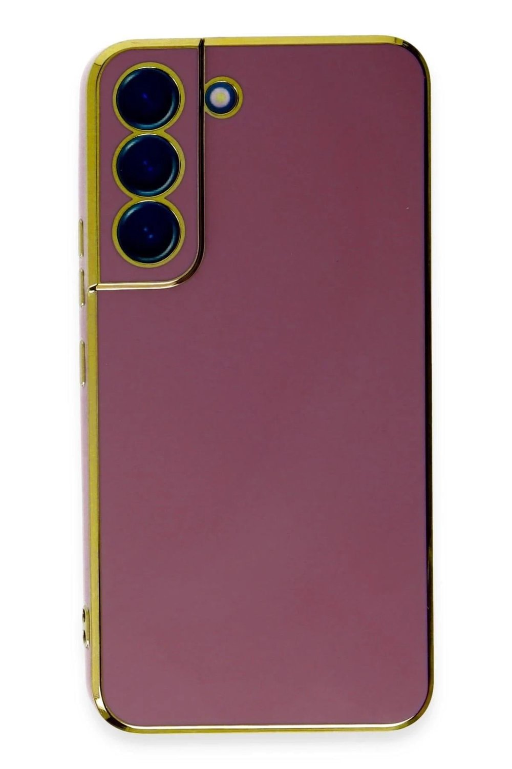 Mey İthalat®  Samsung Galaxy S22 Plus Kılıf Volet Silikon - Kırmızı