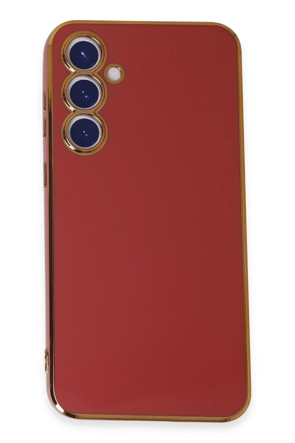 Mey İthalat®  Samsung Galaxy S23 FE Kılıf Volet Silikon - Kırmızı