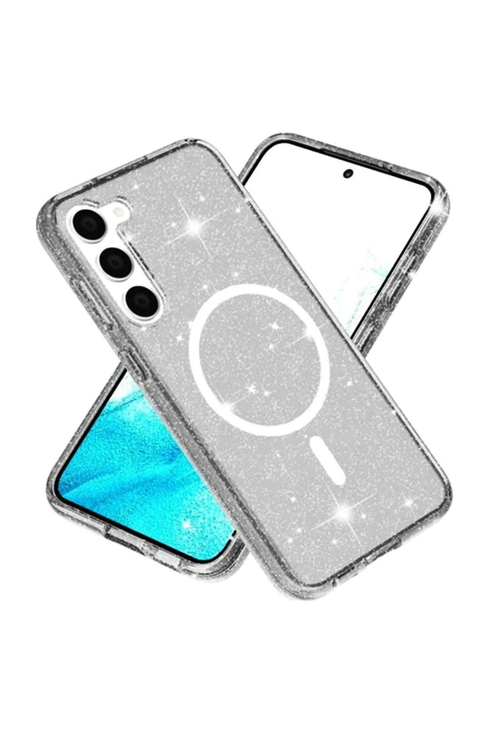 Mey İthalat®  Samsung Galaxy S23 FE Kılıf Star Magsafe Kapak - Siyah