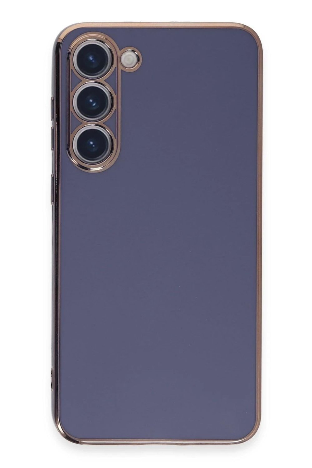 Mey İthalat®  Samsung Galaxy S23 Kılıf Volet Silikon - Mavi