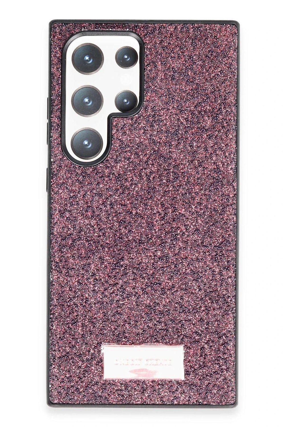 Mey İthalat®  Samsung Galaxy S23 Ultra Bright Simli Kapak - Derin Mor