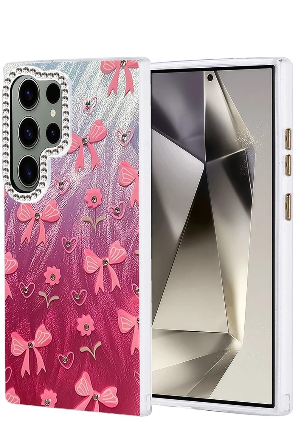 Mey İthalat®  Samsung Galaxy S23 Ultra Kılıf Blade Aynalı Desenli Kapak - Desen 3