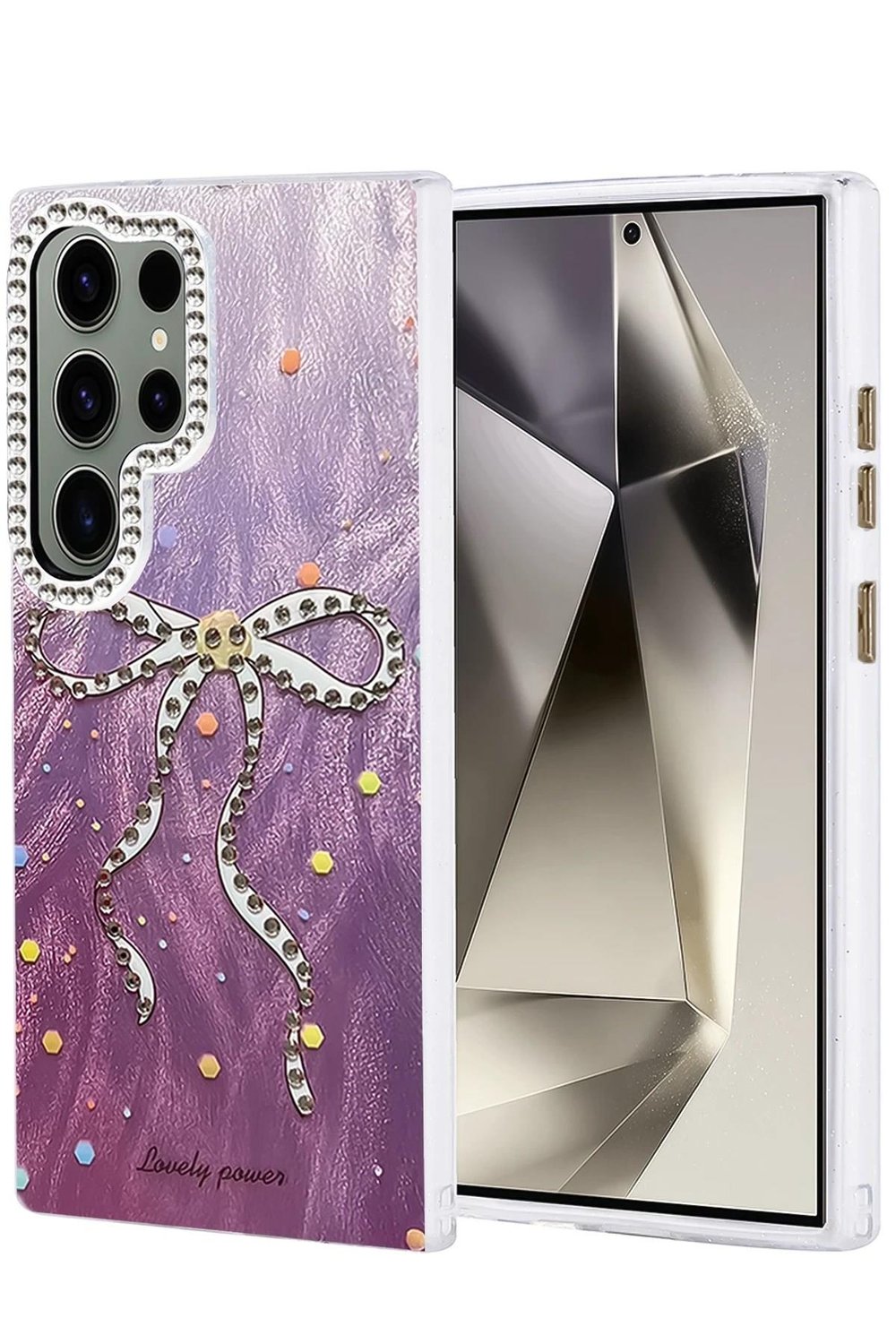 Mey İthalat®  Samsung Galaxy S23 Ultra Kılıf Blade Aynalı Desenli Kapak - Desen 1