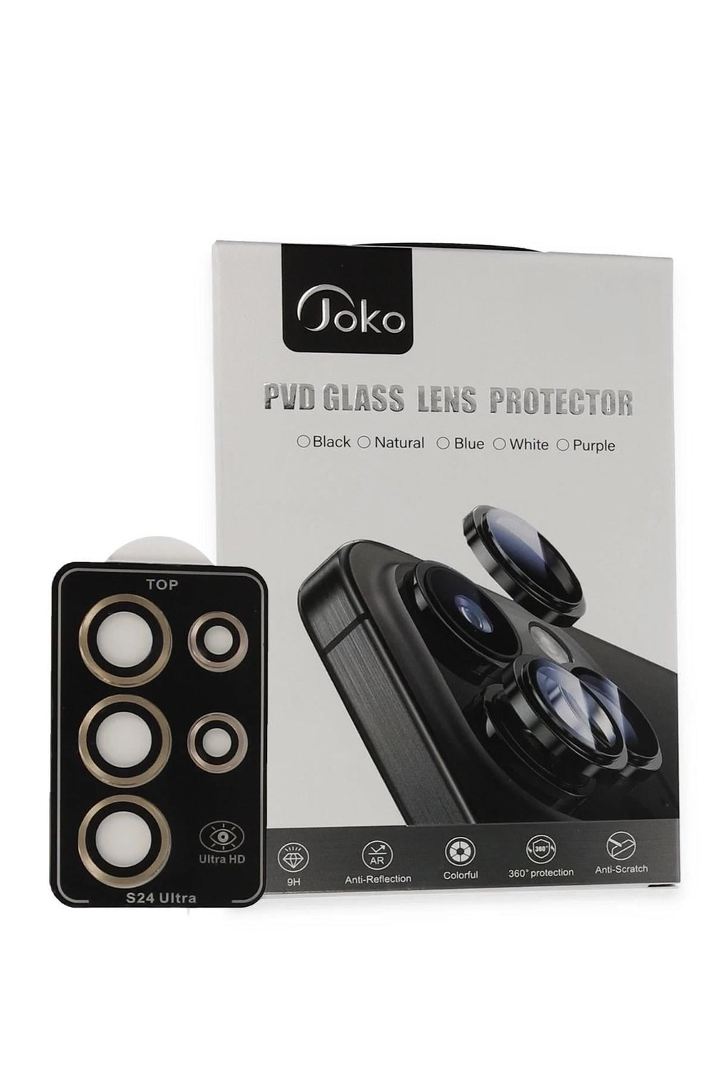 Mey İthalat®  Samsung Galaxy S23 Ultra PVD Metal Kamera Lens - Gold