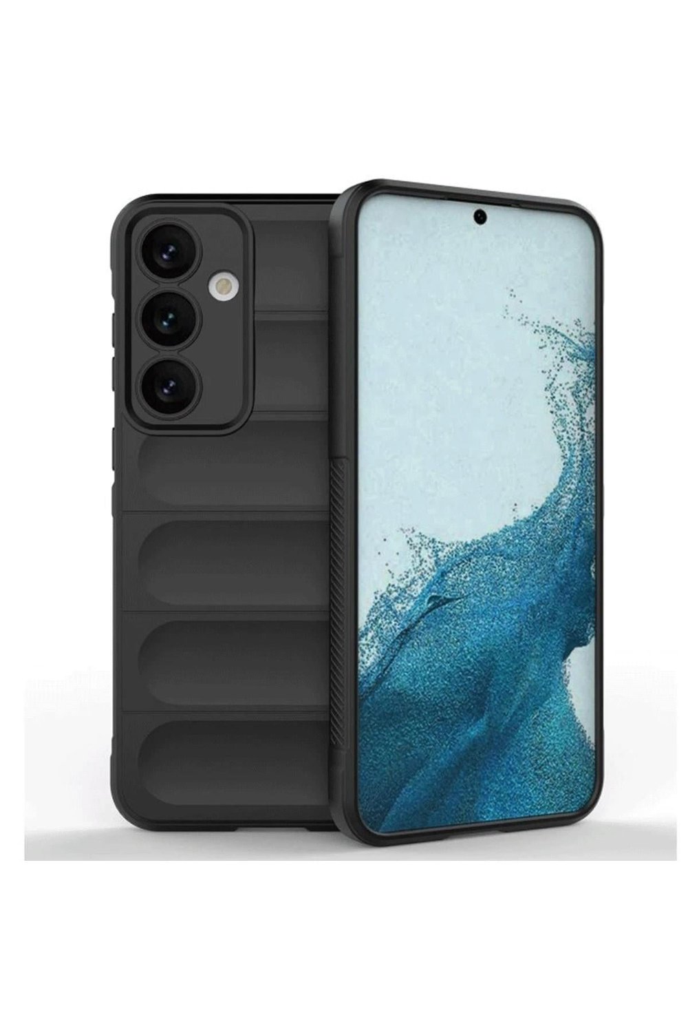 Mey İthalat®  Samsung Galaxy S24 FE Kılıf Optimum Silikon - Siyah