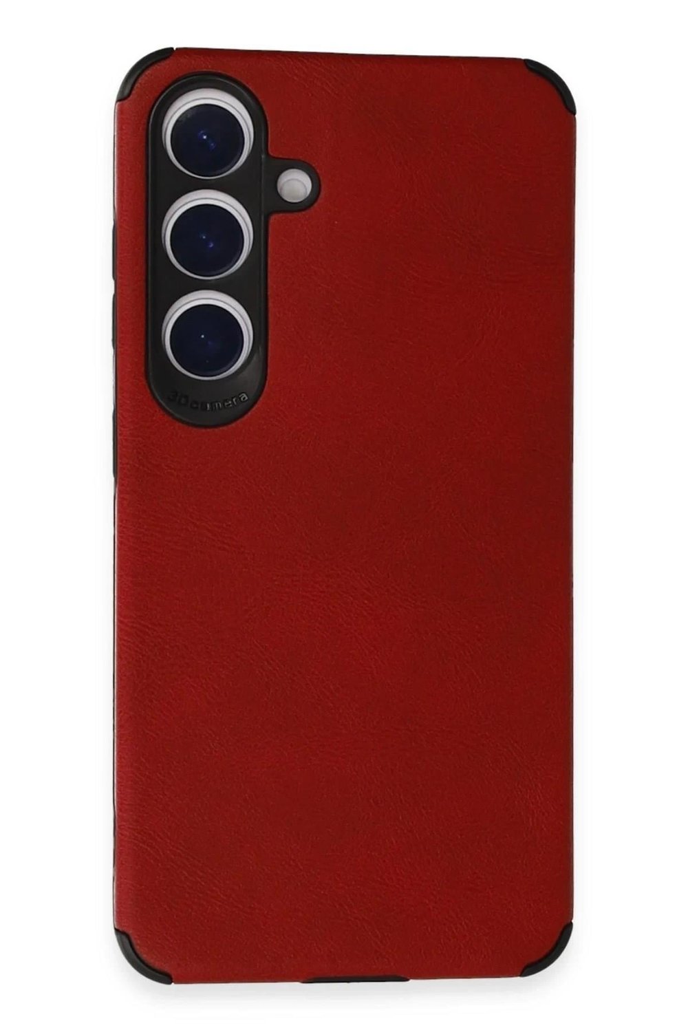 Mey İthalat®  Samsung Galaxy S24 Kılıf Loop Deri Silikon - Kırmızı
