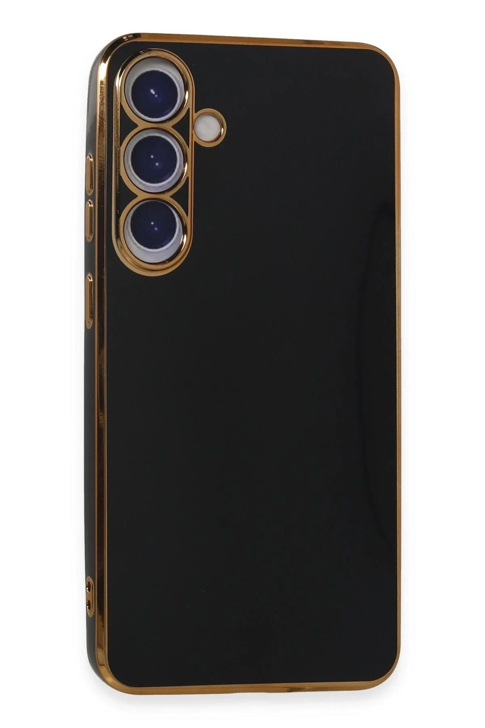 Mey İthalat®  Samsung Galaxy S24 Plus Kılıf Volet Silikon - Siyah