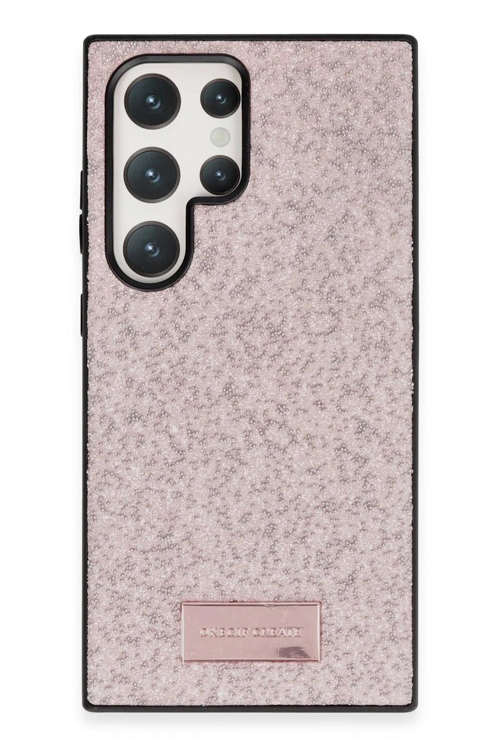 Mey İthalat®  Samsung Galaxy S24 Ultra Bright Simli Kapak - Pembe
