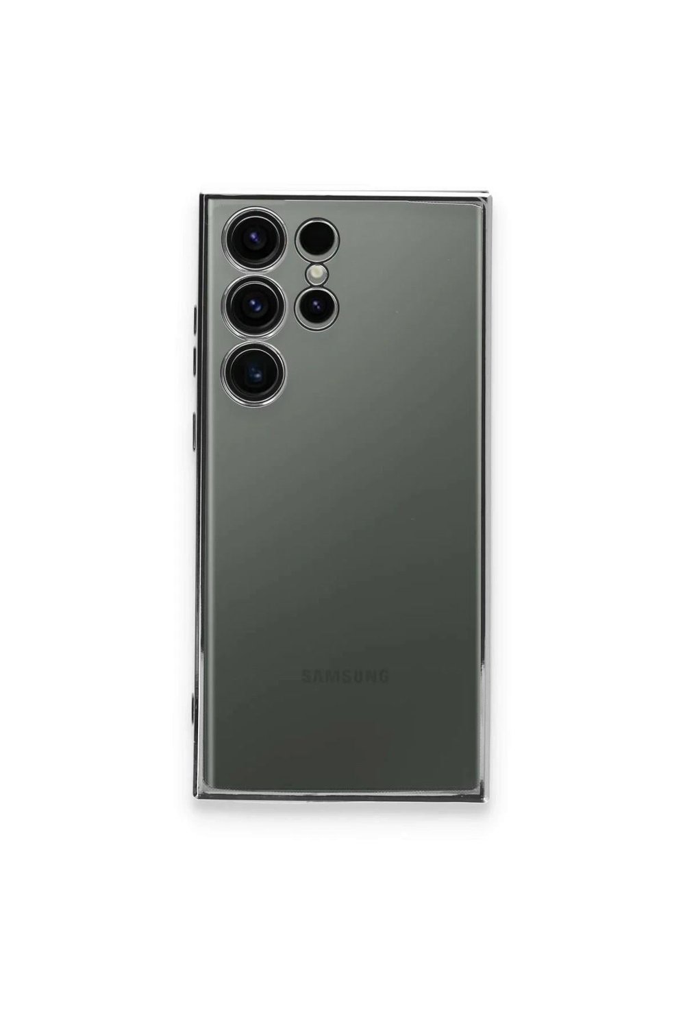 Mey İthalat®  Samsung Galaxy S24 Ultra Kılıf  Lensli Silikon - Mor