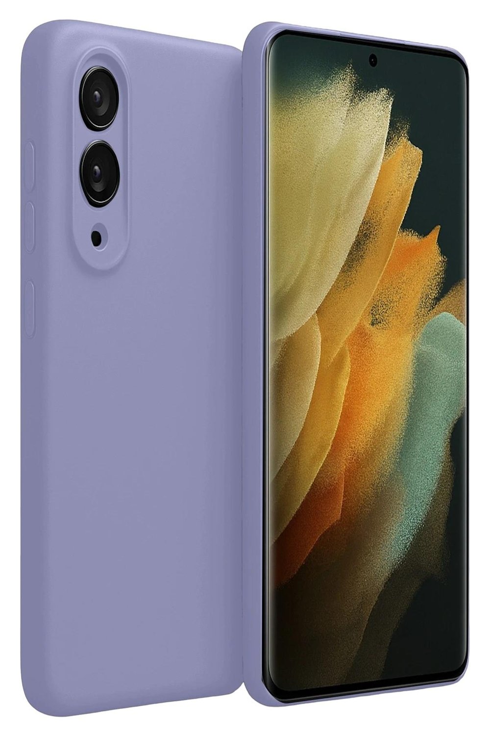 Mey İthalat®  Samsung Galaxy S25 Edge First Silikon - Lila