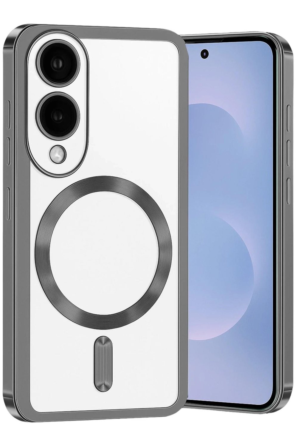 Mey İthalat®  Samsung Galaxy S25 Edge Kross Magneticsafe Kapak - Titan Gri
