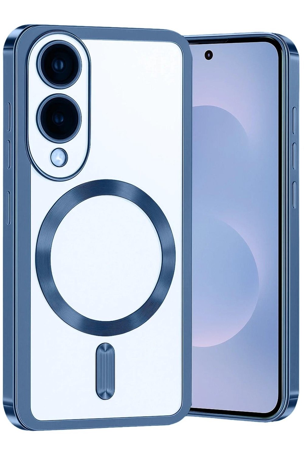 Mey İthalat®  Samsung Galaxy S25 Edge Kross Magneticsafe Kapak - Sierra Blue