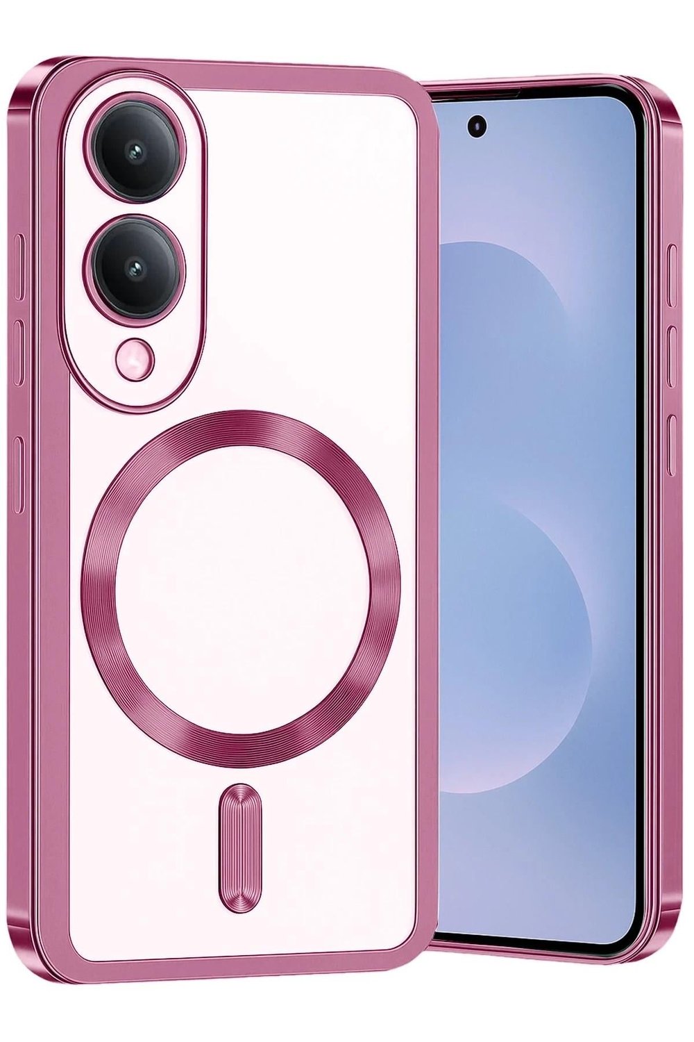 Mey İthalat®  Samsung Galaxy S25 Edge Kross Magneticsafe Kapak - Rose