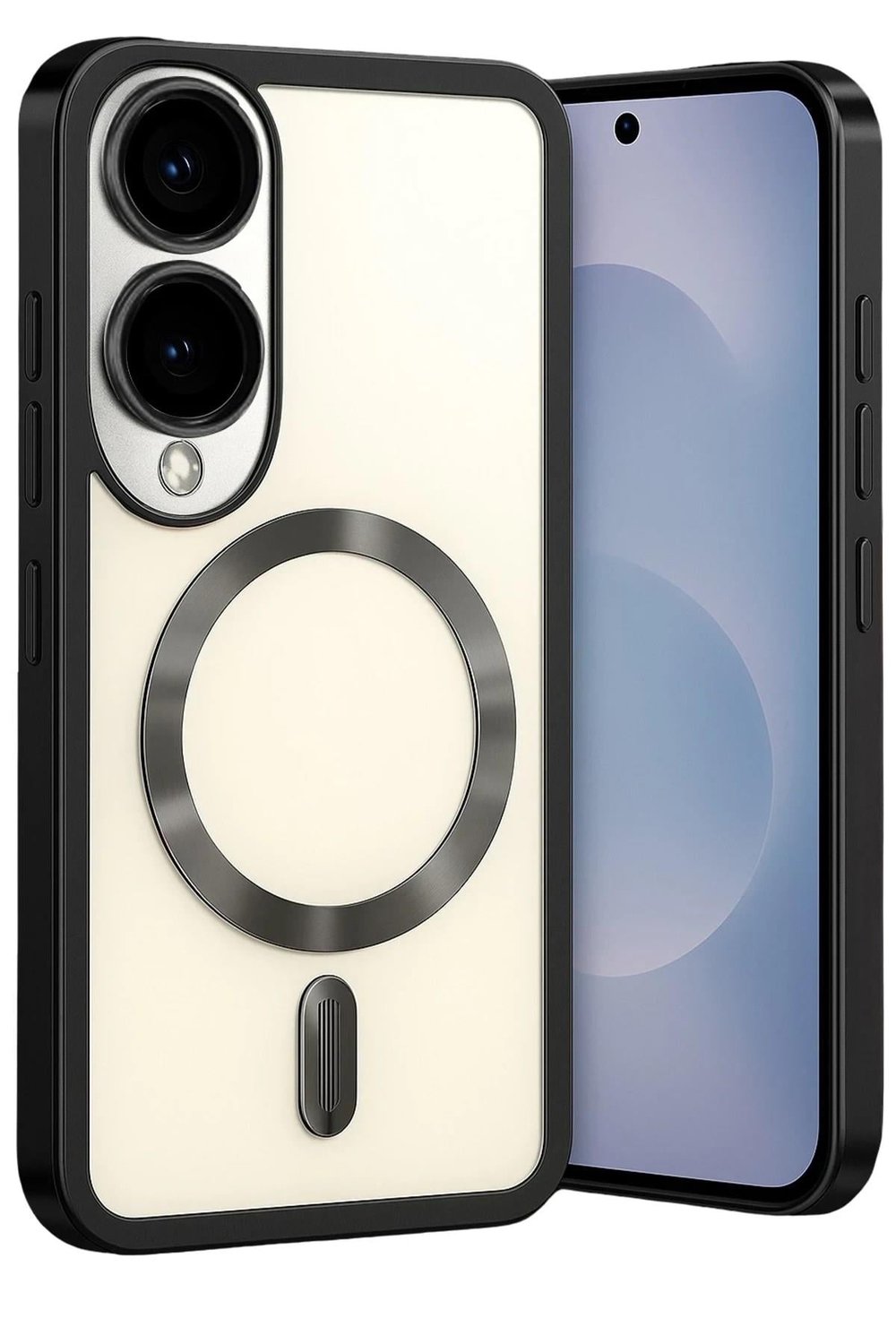 Mey İthalat®  Samsung Galaxy S25 Edge Kross Magneticsafe Kapak - Siyah
