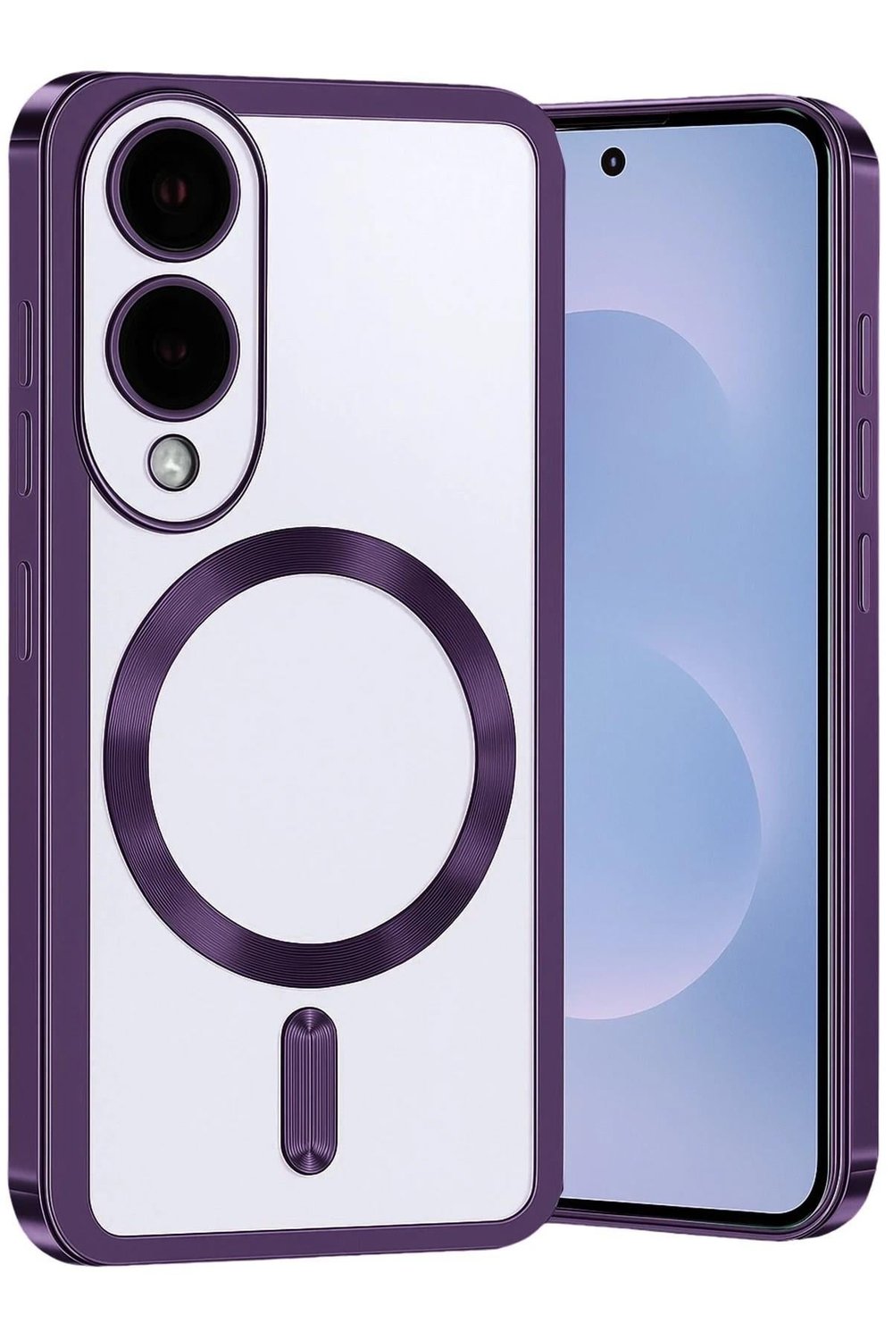Mey İthalat®  Samsung Galaxy S25 Edge Kross Magneticsafe Kapak - Mor