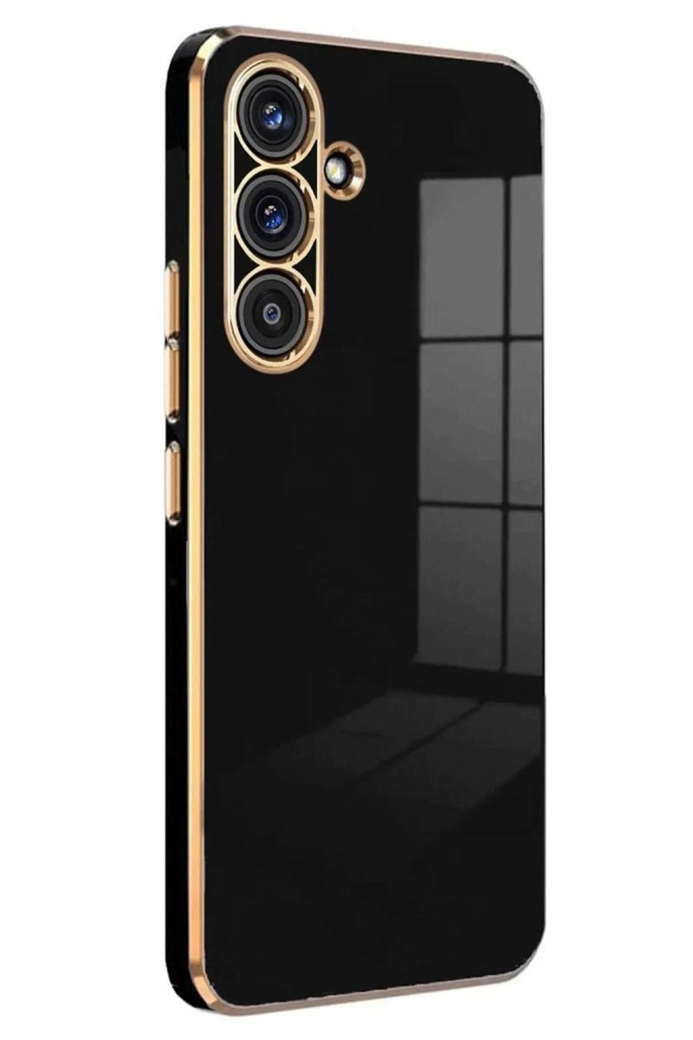 Mey İthalat®  Samsung Galaxy S25 FE Volet Silikon - Siyah