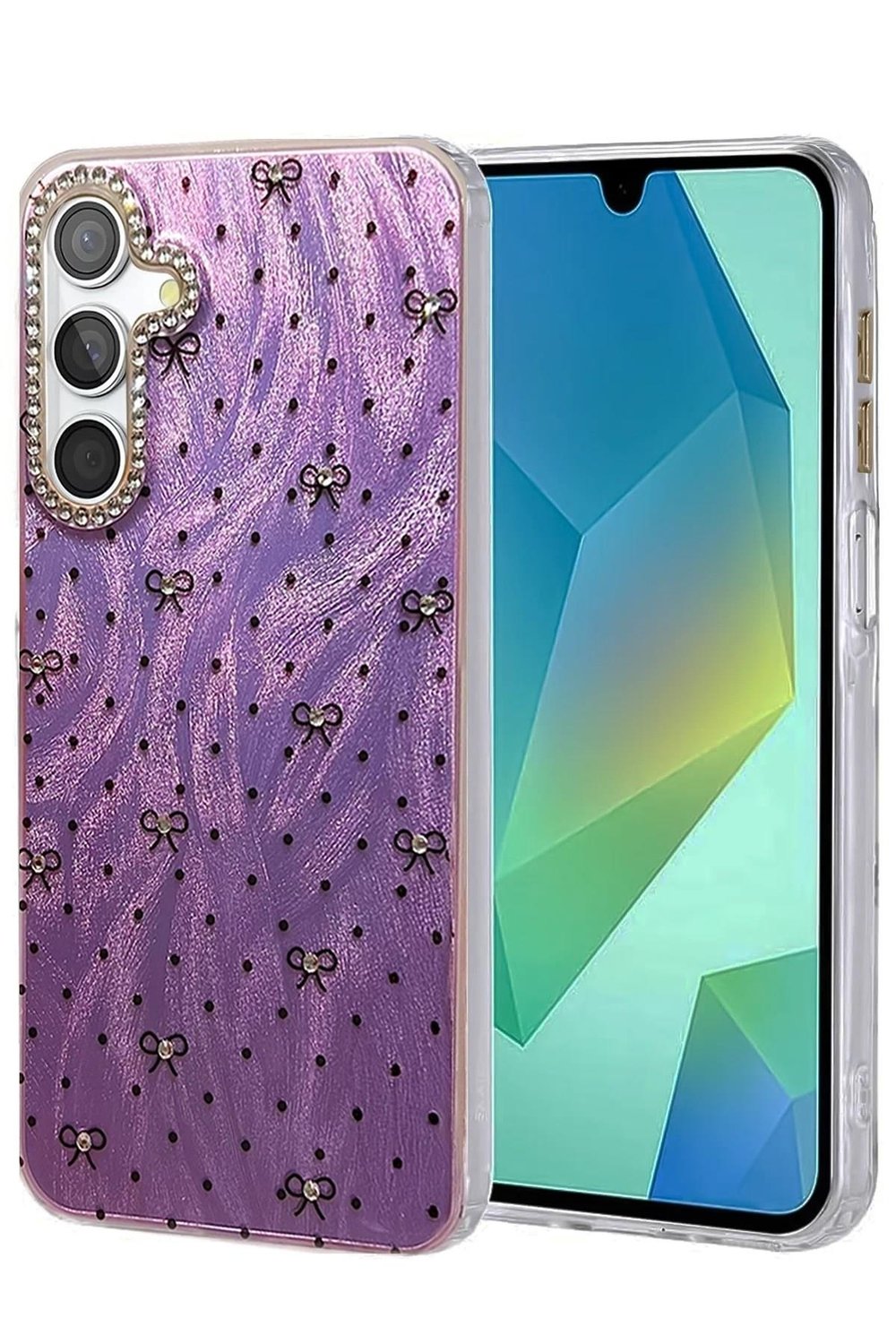 Mey İthalat®  Samsung Galaxy S25 Plus Kılıf Blade Aynalı Desenli Kapak - Desen 2
