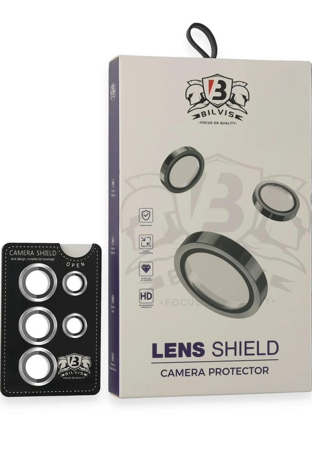 Mey İthalat®  Samsung Galaxy S25 Ultra Bilvis Titan Kamera Lens - Gümüş