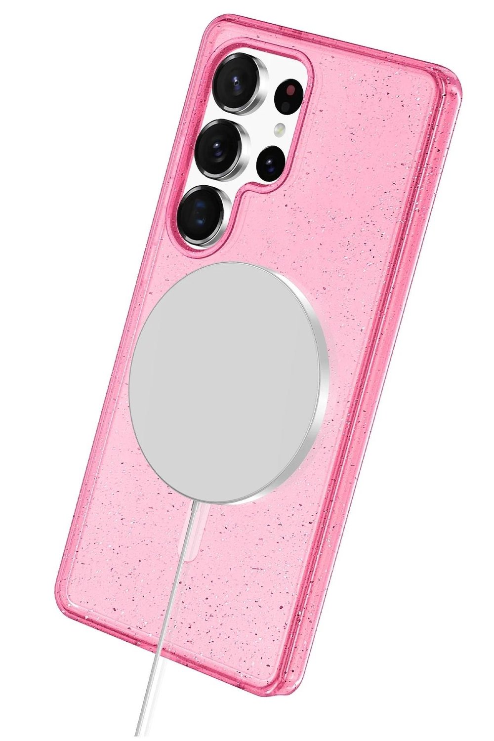 Mey İthalat®  Samsung Galaxy S25 Ultra Star Magsafe Kapak - Pembe