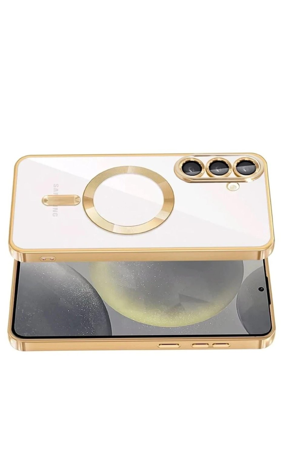 Mey İthalat®  Samsung Galaxy S26 Plus Kross Magneticsafe Kapak - Gold