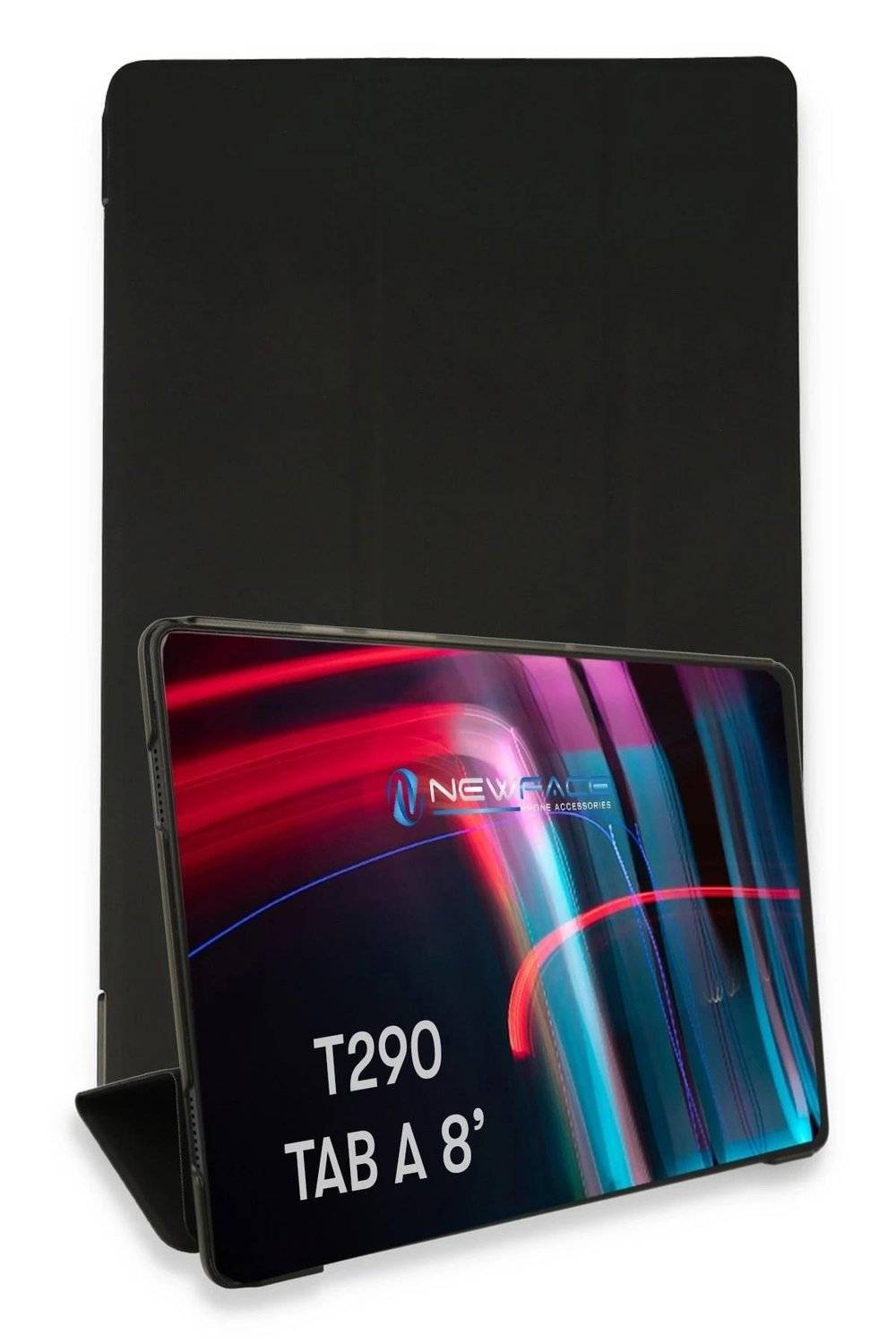 Mey İthalat®  Samsung Galaxy T290 Tab A 8 Kılıf Tablet Smart Kılıf - Siyah
