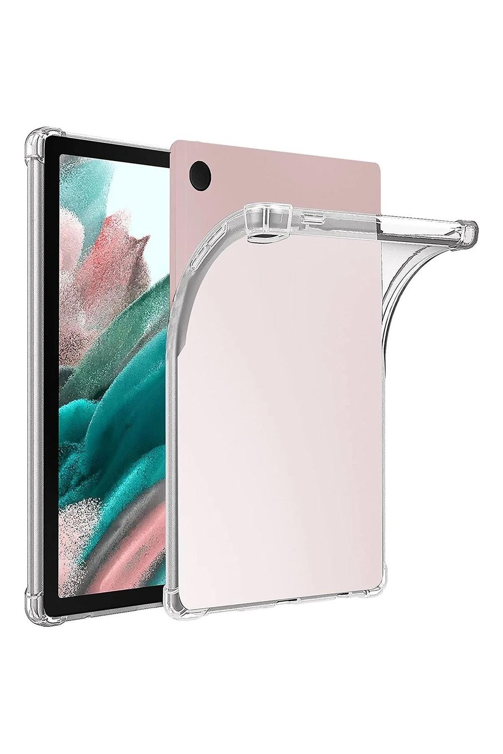 Mey İthalat®  Samsung Galaxy Tab A9 Kılıf Anti Shock Tablet Silikon - Şeffaf