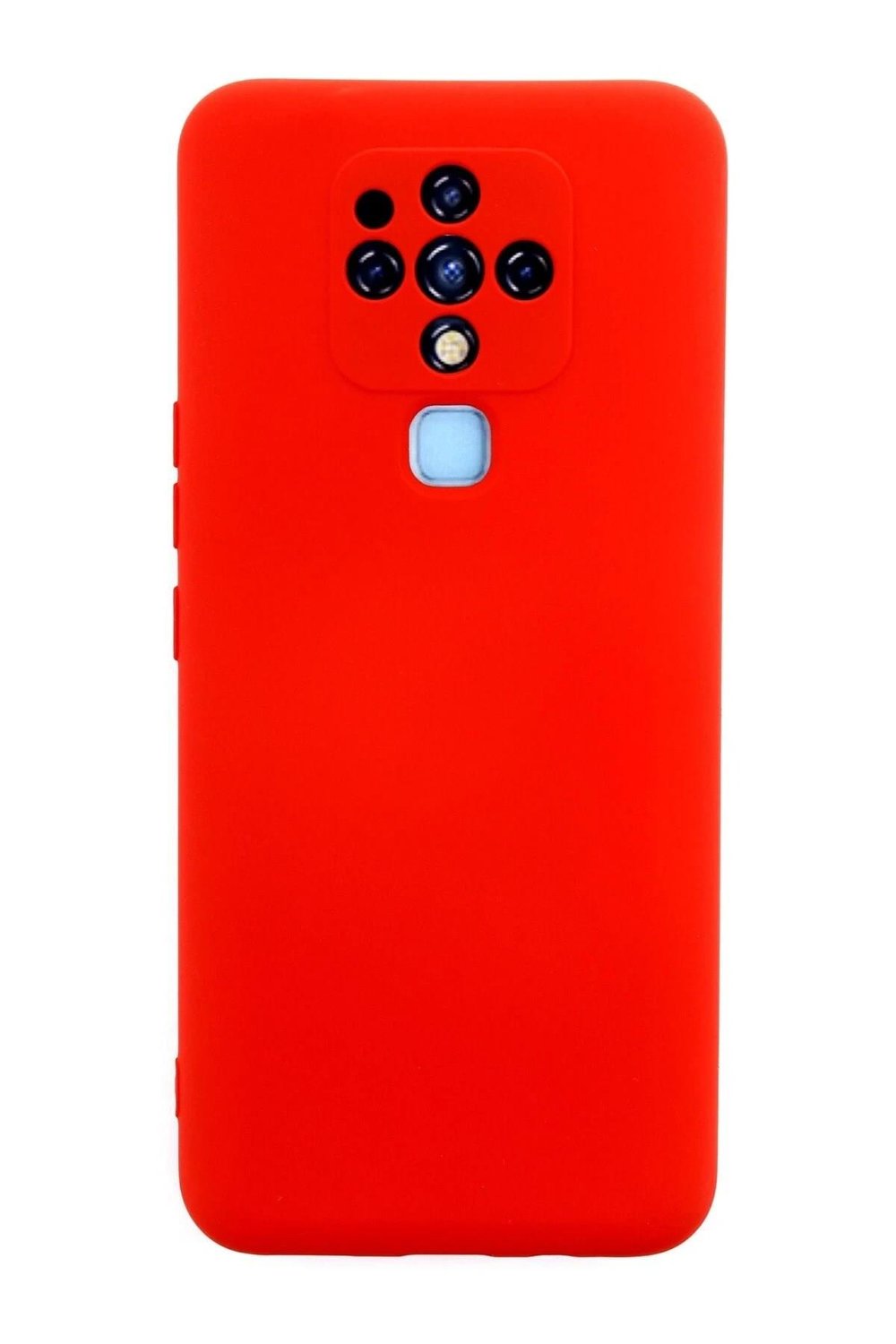 Mey İthalat®  Tecno Camon 16 Kılıf Nano içi Kadife Silikon - Kırmızı