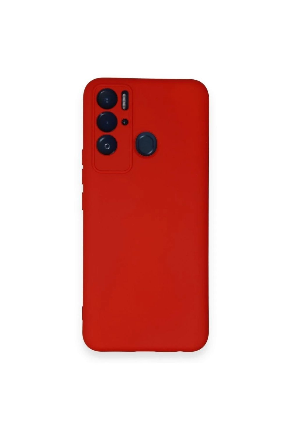 Mey İthalat®  Tecno Pova Neo Kılıf Nano içi Kadife Silikon - Kırmızı