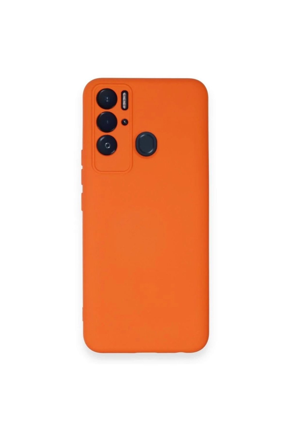 Mey İthalat®  Tecno Pova Neo Kılıf Nano içi Kadife Silikon - Turuncu