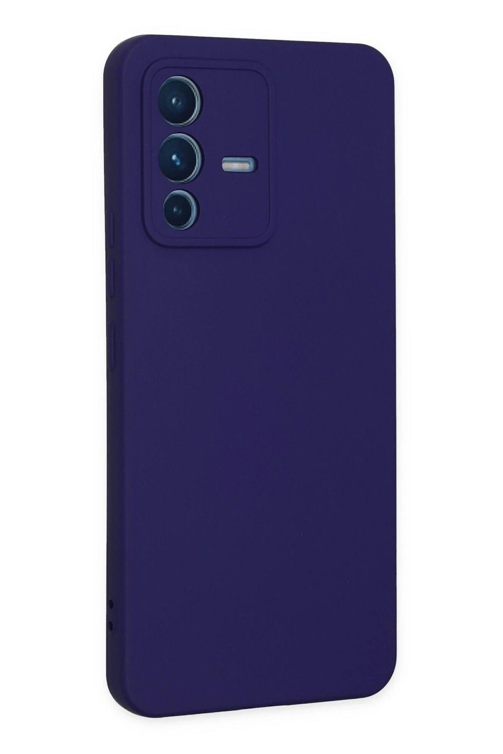 Mey İthalat®  Vivo V23 5G Kılıf Nano içi Kadife Silikon - Mor