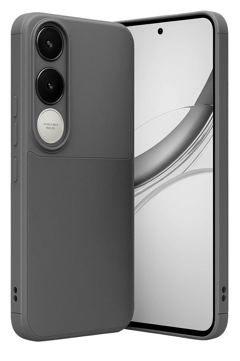 Mey İthalat®  Vivo V50 Lite 4G Auto Focus Karbon Kapak - Gri