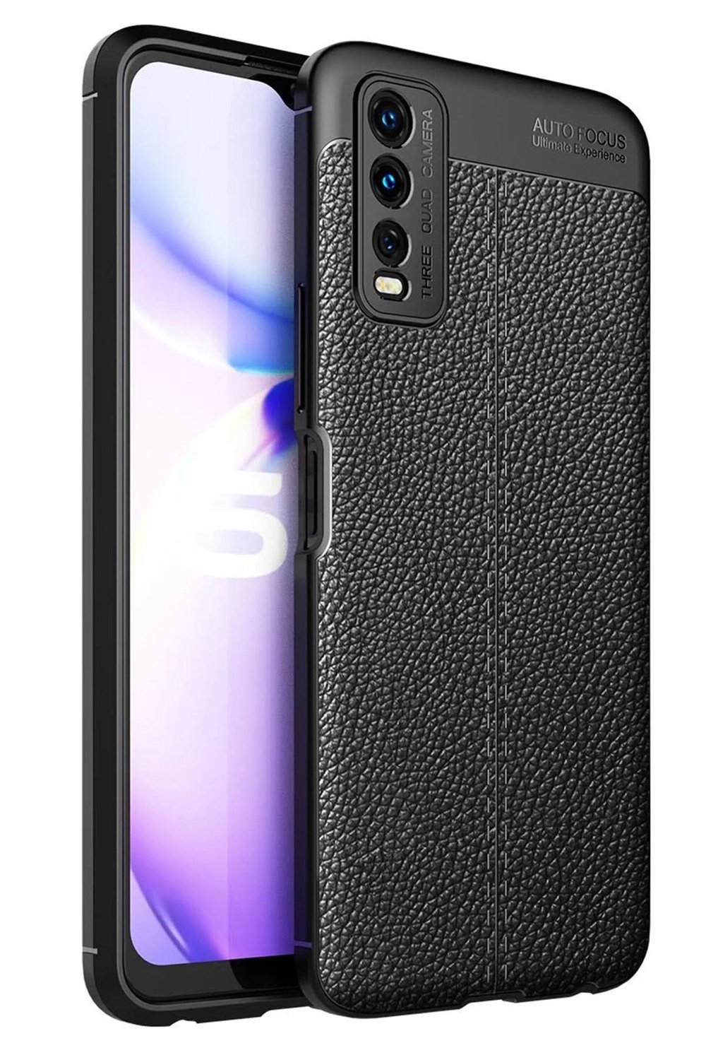 Mey İthalat®  Vivo Y11S Kılıf Auto Focus Kapak - Siyah