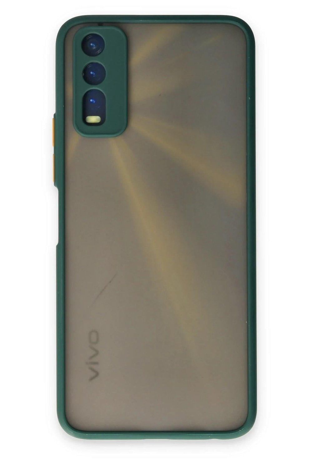 Mey İthalat®  Vivo Y11S Kılıf Montreal Silikon Kapak - Yeşil