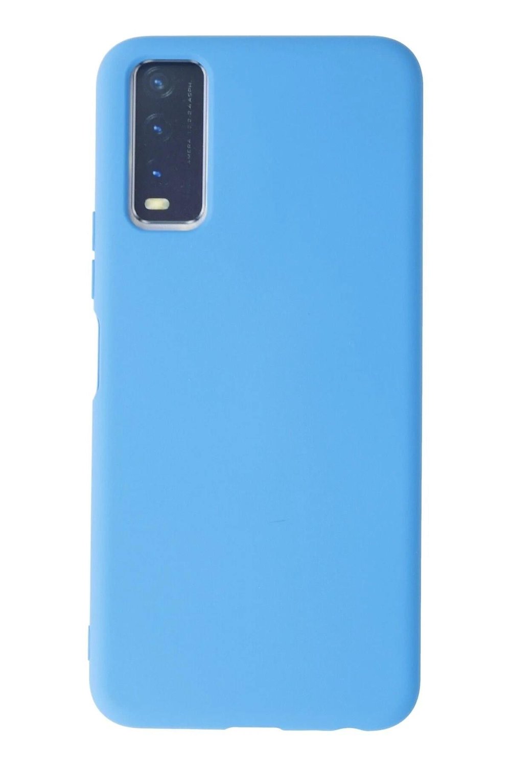 Mey İthalat®  Vivo Y11S Kılıf Nano içi Kadife Silikon - Mavi