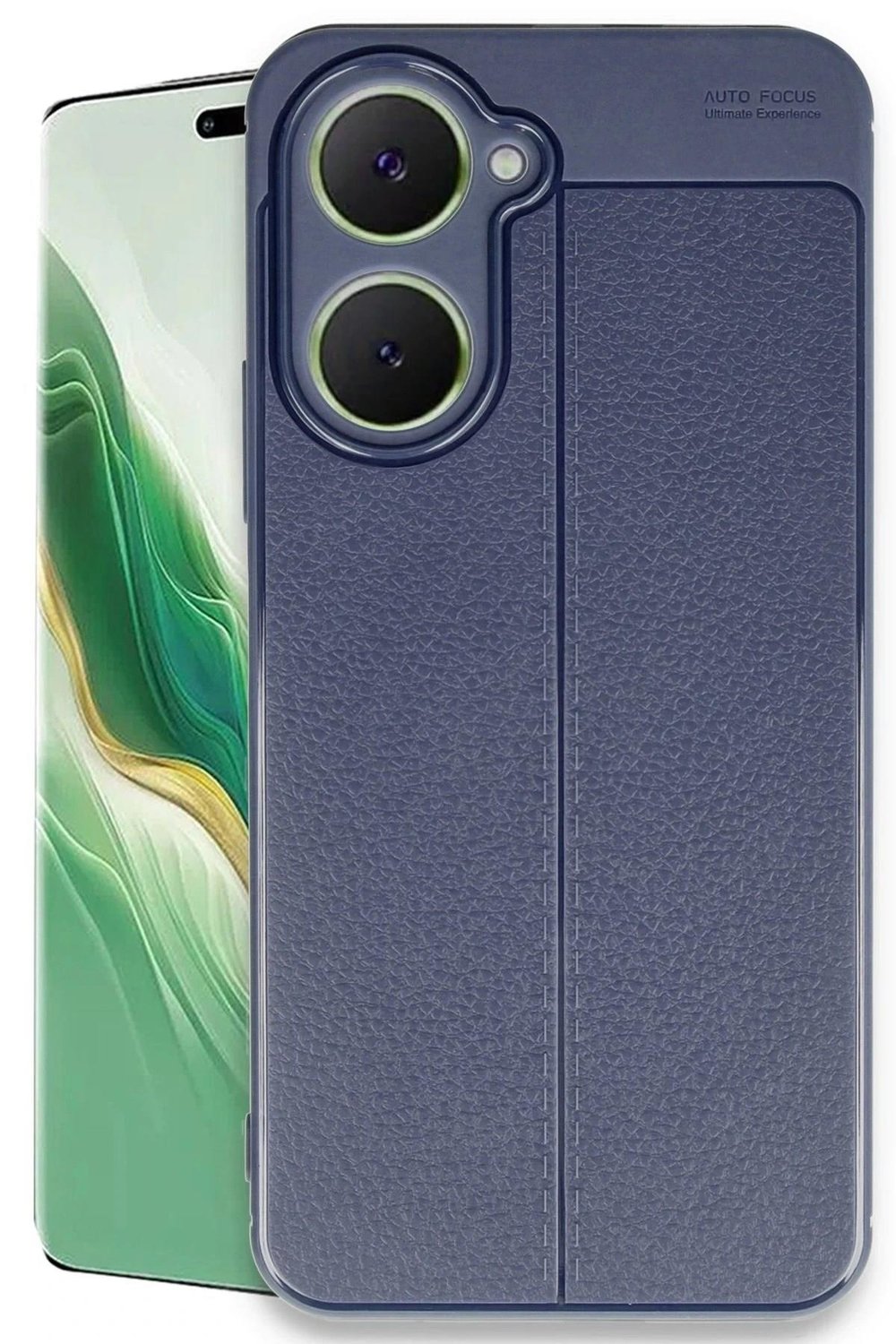 Mey İthalat®  Vivo Y18 Kılıf Auto Focus Kapak - Lacivert