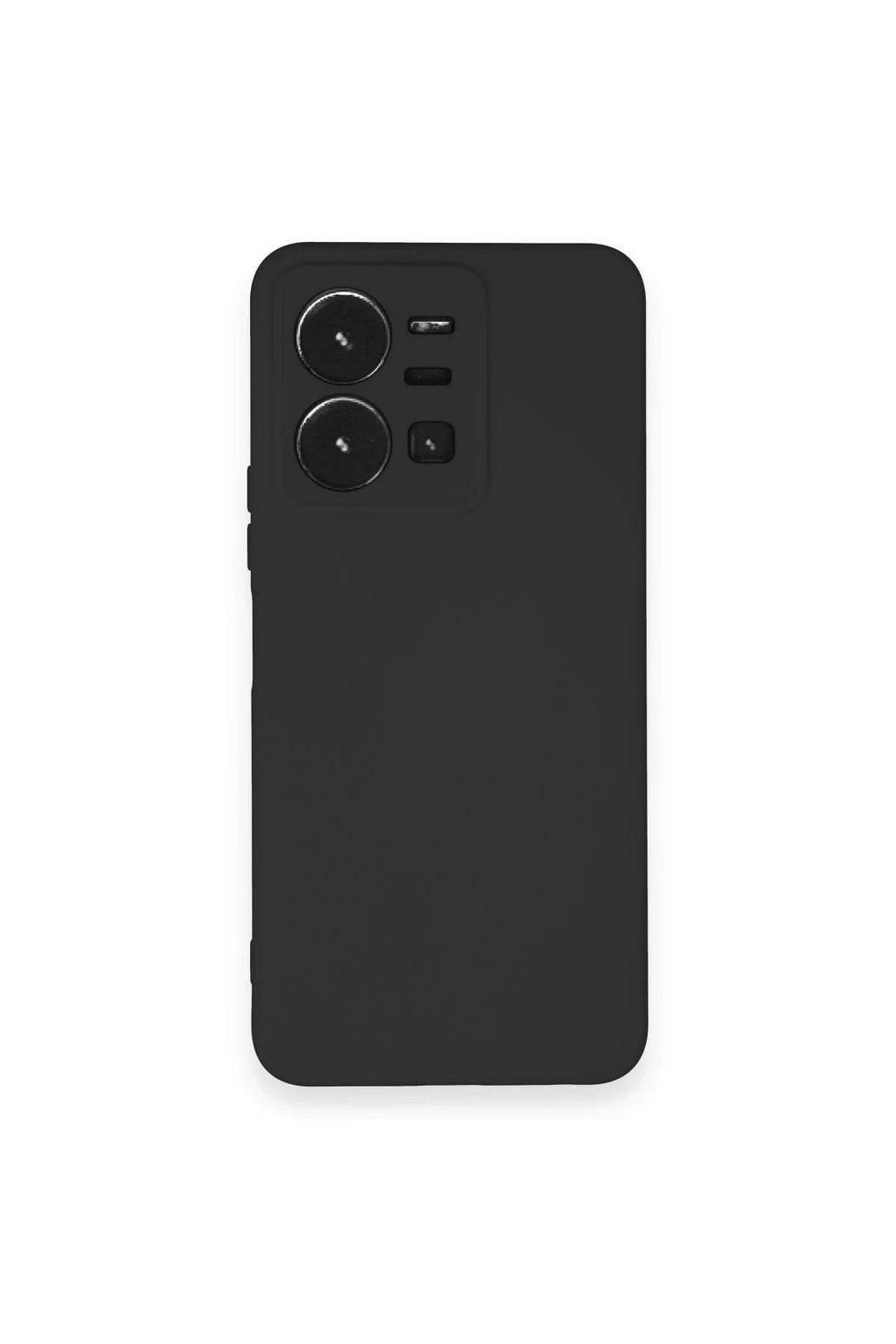 Mey İthalat®  Vivo Y35 Kılıf Nano içi Kadife Silikon - Siyah