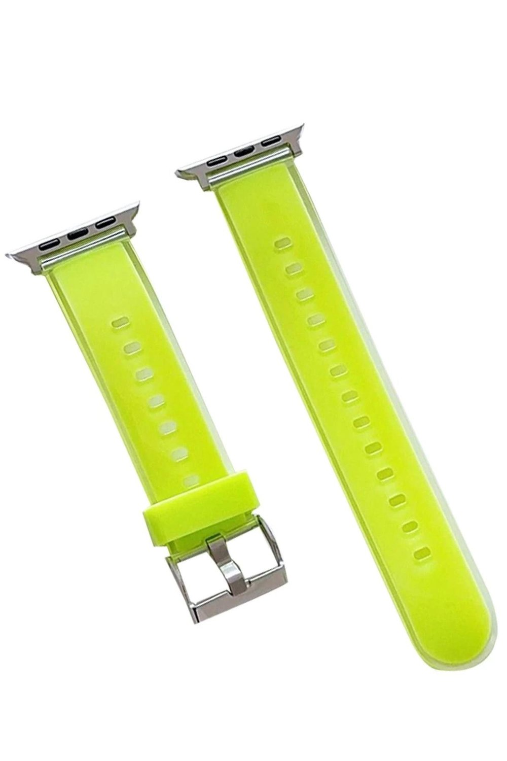 Mey İthalat®  Watch 38mm Jelly Silikon Kordon - Yeşil