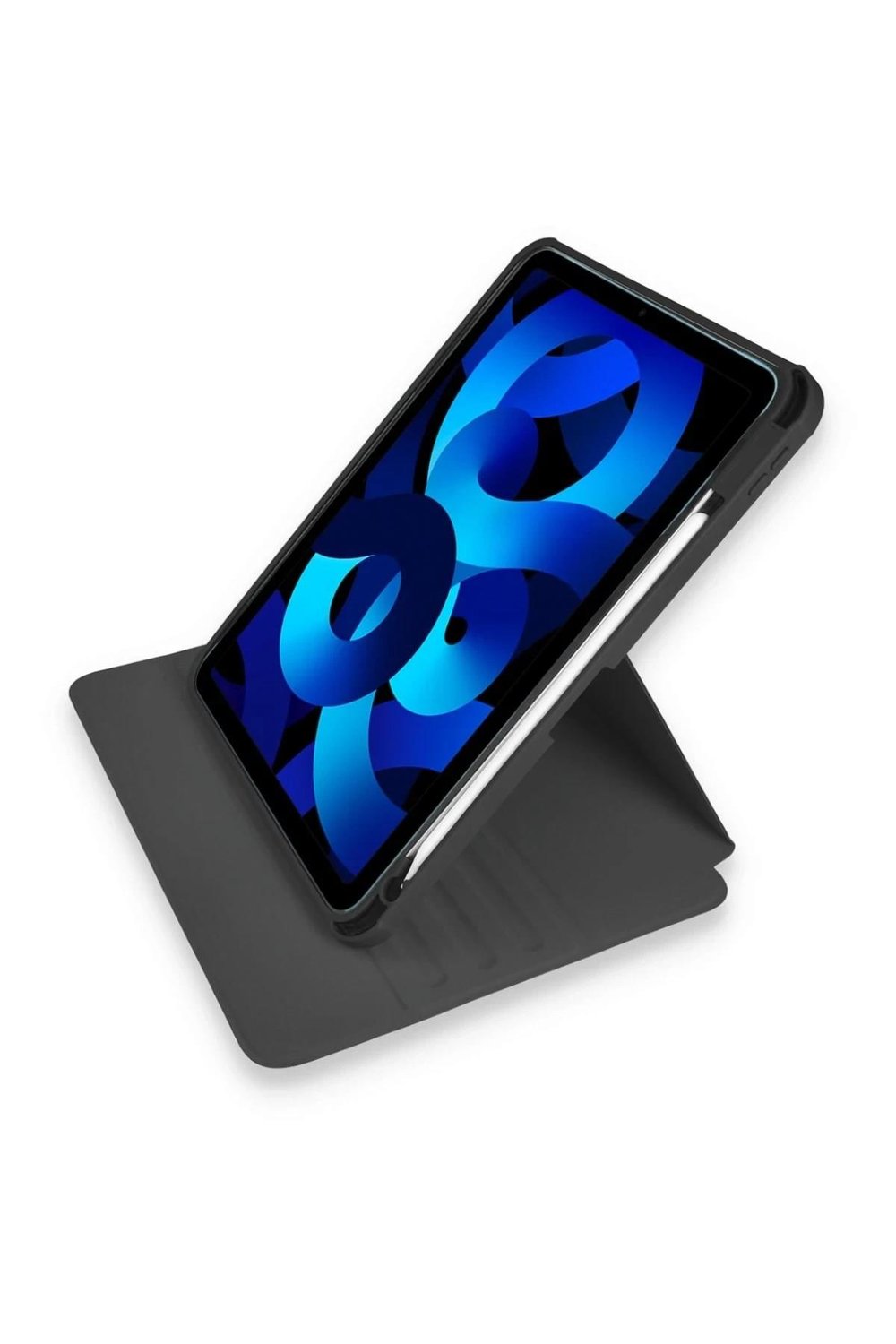 Mey İthalat®  iPad 10.2 (7.nesil) Kılıf Starling 360 Kalemlikli Tablet Kılıf - Siyah