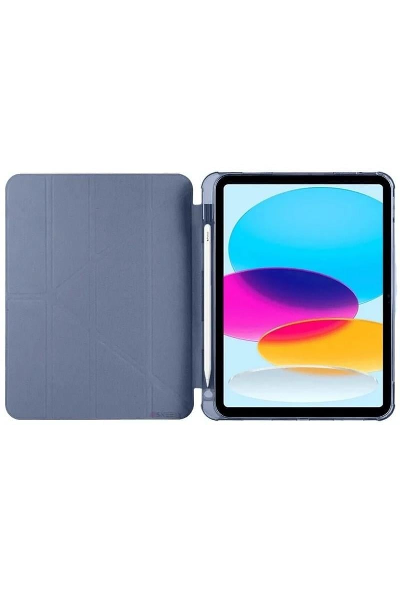 Mey İthalat®  iPad 2022 10.9 (10.nesil) Kılıf Kalemlikli Mars Tablet Kılıfı - Lavender