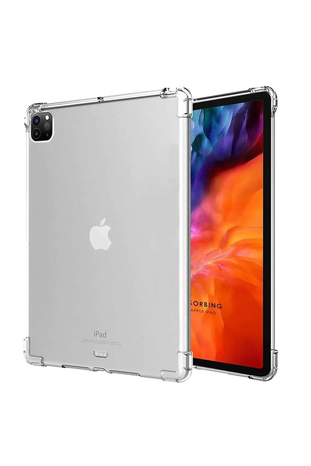 Mey İthalat®  iPad Pro 11 (2018) Kılıf Anti Shock Tablet Silikon - Şeffaf