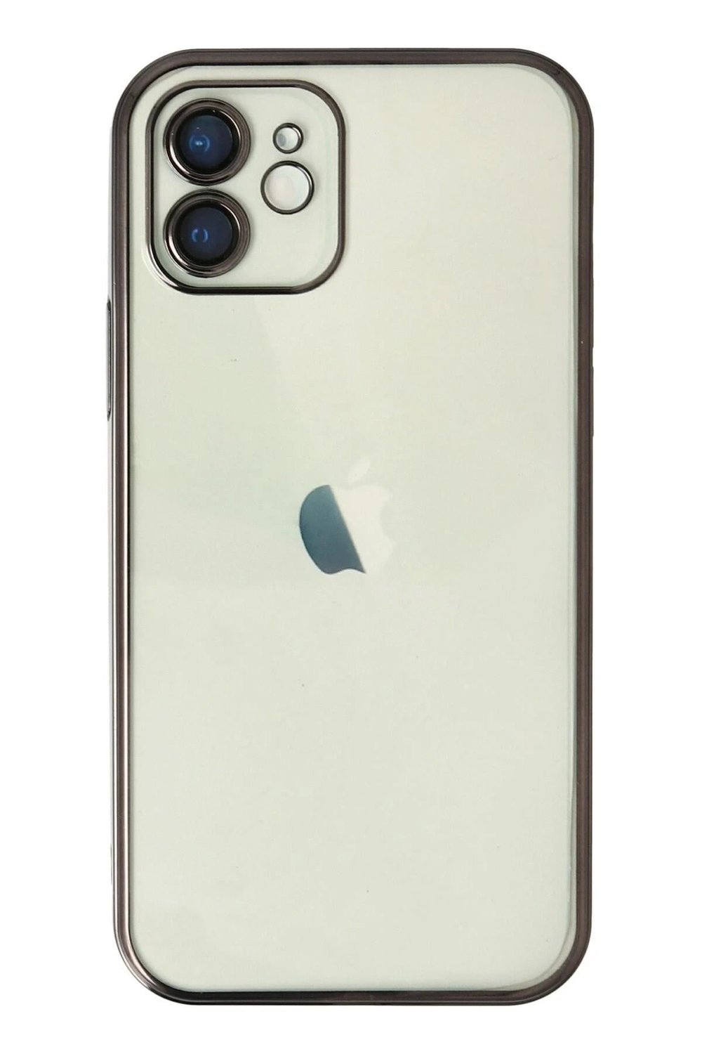 Mey İthalat®  iPhone 11 Kılıf  Lensli Silikon - Siyah