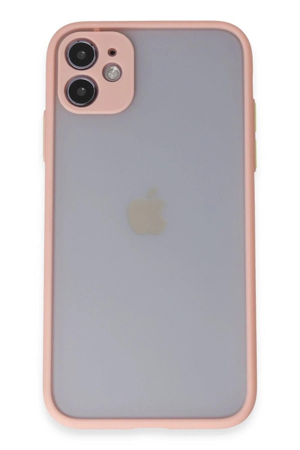 Mey İthalat®  iPhone 11 Kılıf Montreal Silikon Kapak - Pembe