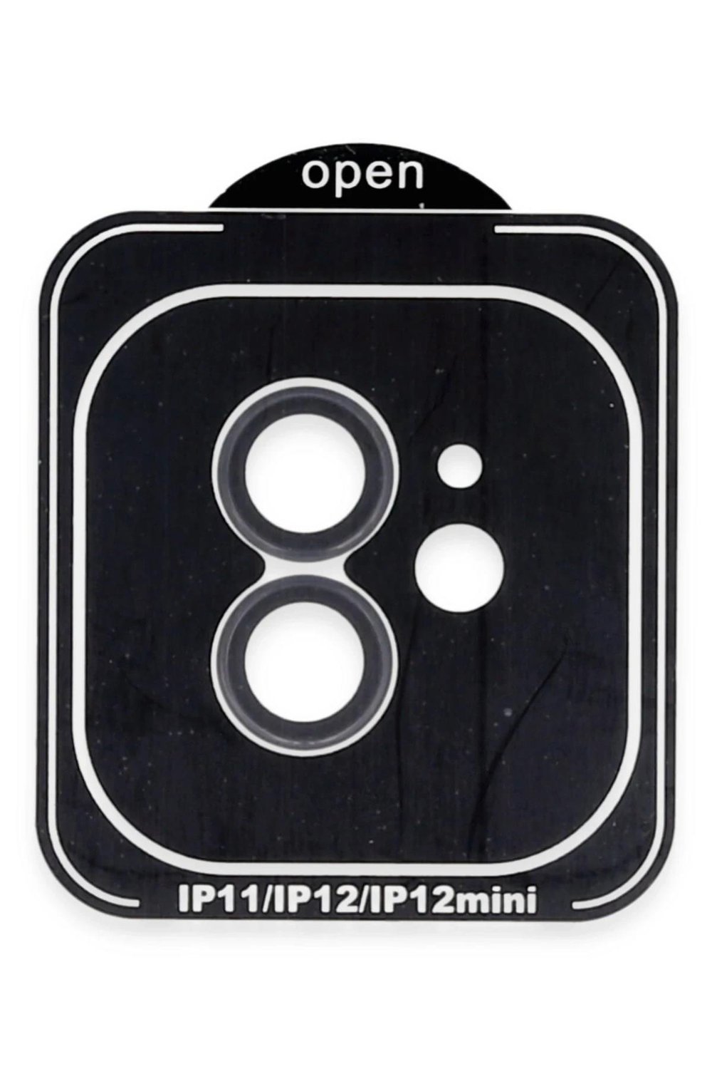 Mey İthalat®  iPhone 11 PVD Metal Kamera Lens - Siyah