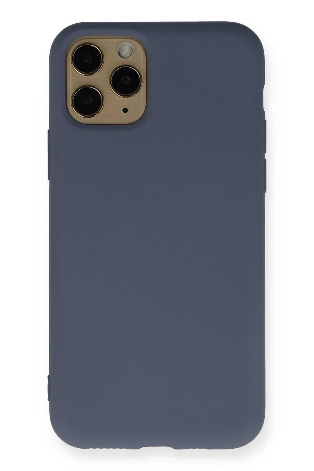 Mey İthalat®  iPhone 11 Pro Kılıf Nano içi Kadife Silikon - Gri