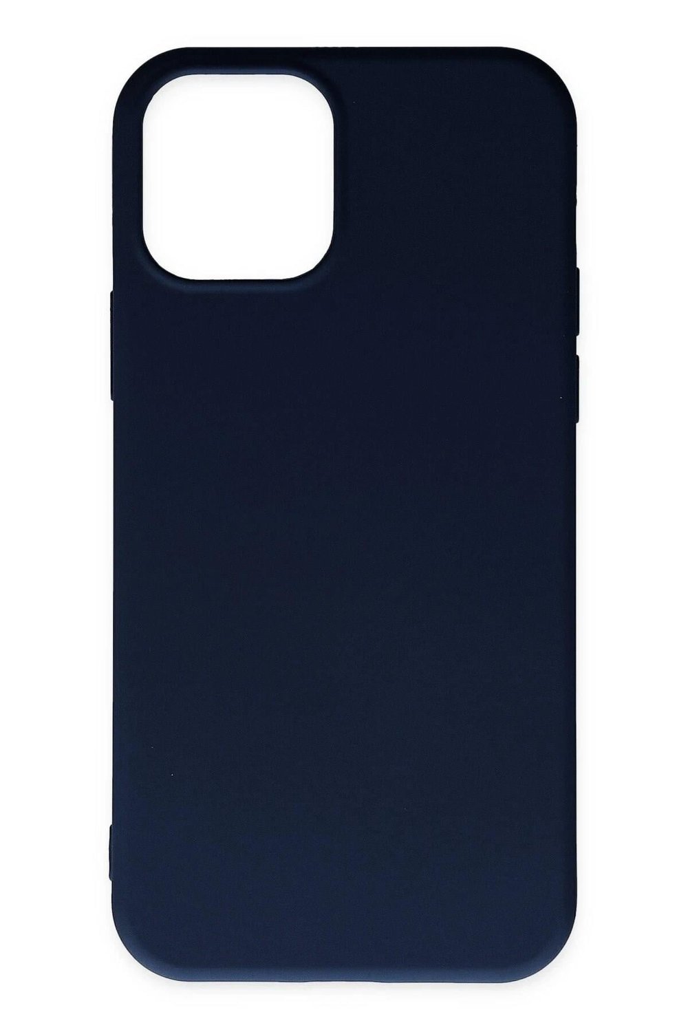 Mey İthalat®  iPhone 11 Pro Max Kılıf Nano içi Kadife Silikon - Lacivert